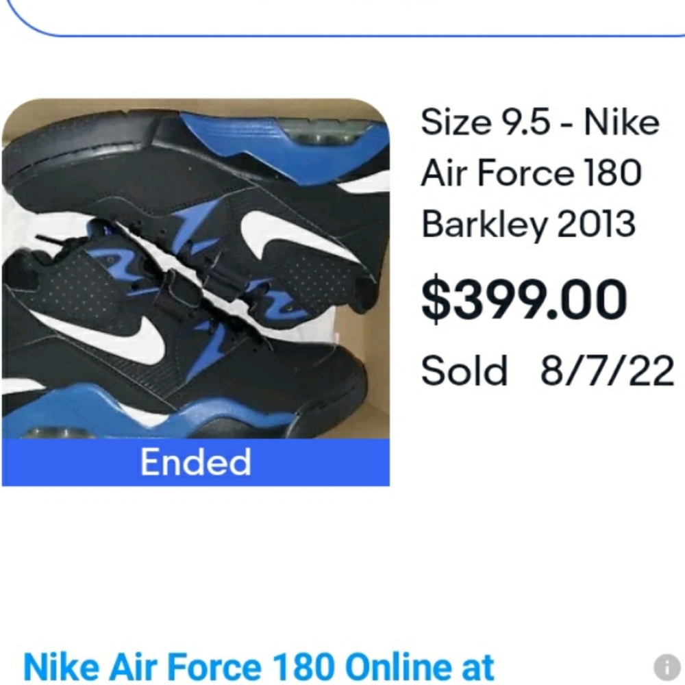 NIKE AIR FORCE 180 BARKLEY
